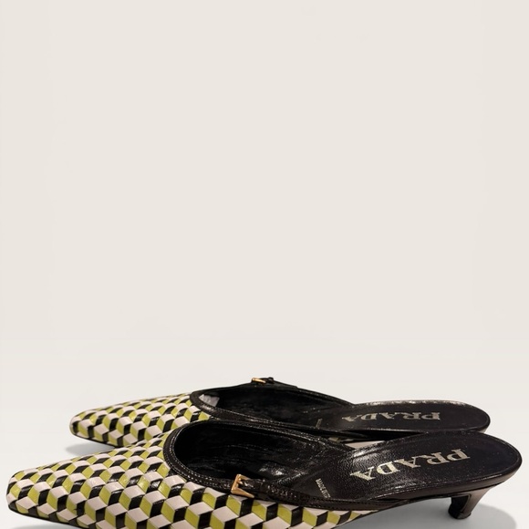 Prada Geometric Mules - Picture 3 of 6
